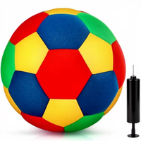 Ballon de football d'entraînement pour enfants, taille 4.5, léger, silencieux, en tissu, haute qualité, intérieur/extérieur, best-seller officiel