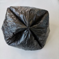 Sacs poubelles jetables en plastique noir haute résistance 1,2 mil 61x68 po pour déchets de construction (rouleau de 15)