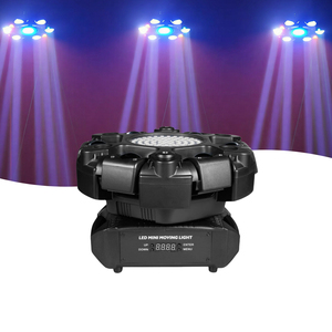 Nouvelles lumières LED à faisceau mobile à six bras, effet oeil d'abeille, pour karaoké, discothèque, mariage, fête, bar, scène, ambiance - Product Image 1
