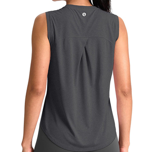 เสื้อกีฬาแขนกุดสำหรับผู้หญิง ปรับแต่งโลโก้ได้ ระบายอากาศดี เหมาะสำหรับเทนนิส โยคะ วิ่ง - Product Image 1