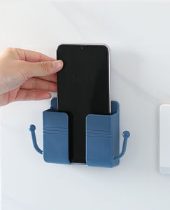 מטען אמבטיה לעמוד שלט רחוק תיבת אחסון שלט רחוק קיר-מותקן עצמי דבק נייד טלפון נייד רב-תכליתי - Product Image 2