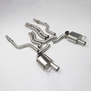 Factory Direct 304 Stainless Steel Valvetronic Exhaust Catback Without Exhaust Tips for Mercedes-Benz C43 W205 2016-2018 - Product Image 2