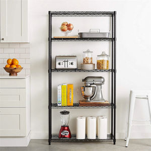 <span class=keywords><strong>Étagère</strong></span> en fil métallique <span class=keywords><strong>Étagère</strong></span>s de rangement en fil métallique <span class=keywords><strong>Étagère</strong></span> en fil métallique Cuisine Garage <span class=keywords><strong>Étagère</strong></span> en acier solide - Product Image 1