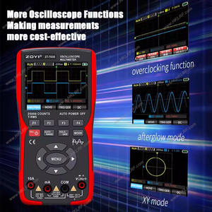 Osciloscopio <span class=keywords><strong>Digital</strong></span> ZOYI ZT-703S Ancho de Banda de 10MHz 50MSa/s Multímetro y Generador de Señales - Product Image 3
