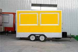 โรงงานเชิงพาณิชย์รถบรรทุกอาหารที่มี3ส่วนประกอบระบบอ่างน้ำอาหารอย่างรวดเร็วเบอร์เกอร์สุนัขร้อนออกประตูรถบรรทุกหยอดเหรียญ - Product Image 3