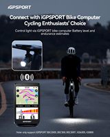 Phare avant intelligent pour vélo VS1200S, 1200 lumens, portée d'éclairage de 150 m, nouvelle lentille anti-éblouissement, clignotant de rappel de virage, étanche IPX6