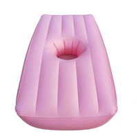 Lit gonflable confortable avec trou pour dormir, matelas pneumatique BBL pour femme enceinte ou patiente en convalescence