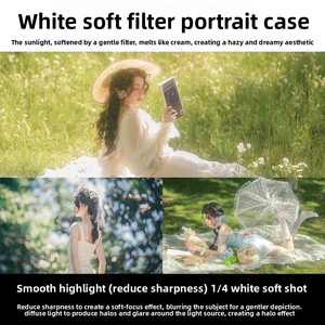 Filter Kaca Optik Matte Hazy Soft Focus Putih 82mm 1/2 1/4 untuk Kamera DSLR <span class=keywords><strong>Mirrorless</strong></span> - Product Image 3