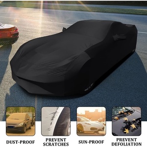 Housse de protection intérieure pour Corvette C8 en velours extensible, protection intégrale contre la poussière pour <span class=keywords><strong>garage</strong></span> souterrain et exposition <span class=keywords><strong>automobile</strong></span> - Product Image 6