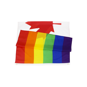 Drapeau de la fierté gay du Canada Gahumi, impression personnalisée, drapeau canadien double face, bannière publicitaire LGBTQ - Product Image 3