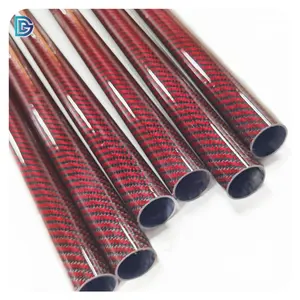 high modulus color 3k carbon fiber tube carbon fiber tube with color multi color options carbon fiber tube