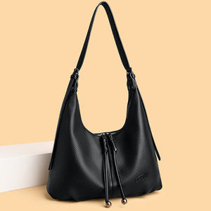 Sac à main bandoulière vintage pour femme, grande capacité, sac de shopping, design décontracté - Product Image 3