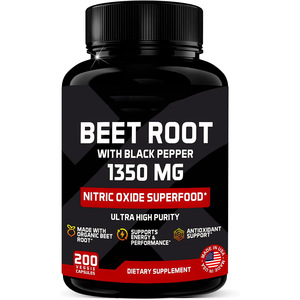 OEM Vegan Health Capsule di radice di barbabietola integratore biologico estratto di barbabietola rossa capsula di aminoacidi migliorare la resistenza dell'esercizio - Product Image 1