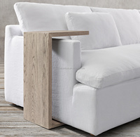 Meubles modernes de style simple canapé bas canapé en bois de teck petit canapé table basse