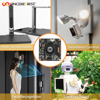 Module de caméra IP LAN OEM 4MP Starlight à faible luminosité 38x38mm à focale fixe H.264 H.265 PoE pour la surveillance de sécurité