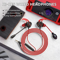 Écouteurs de jeu avec micro détachable, écouteurs intra-auriculaires filaires 3,5 mm, sans réduction de bruit, basses puissantes, pour PS5, Xbox, Switch, téléphone