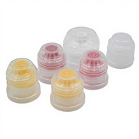 Bouchon en plastique de 28 mm pour sauce, couvercle rabattable anti-déversement avec joint en silicone pour bouteilles de vélo, shakers et usage sportif et chimique