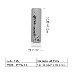 แบตเตอรี่ลิเธียมไอออนทรงกระบอกขนาด 3.65V 5000mAh AGV ESS 21700 สำหรับการจัดเก็บพลังงาน - Product Image 4