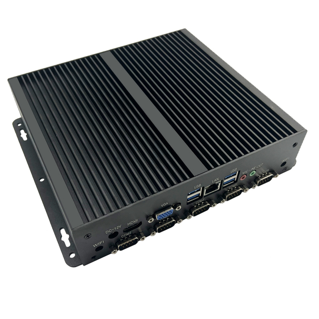 Intel Core I3/i5/i7 Industrial Office Desktop Fanless Linux DDR3 New Mini PC with SSD/HDD Storage 1-Year Warranty