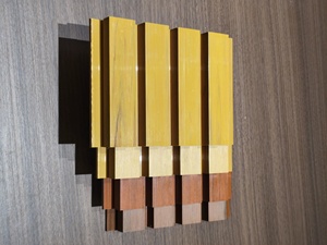 Pannello di Rivestimento Esterno a Listelli in Legno di Noce WPC PVC, Impermeabile, Ignifugo, con Rivestimento ASA per Tutte le Stagioni, per Passerelle di Parchi - Product Image 5