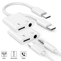 USB Type C à 3.5mm AUX Audio Jack Adaptateur Casque Répartiteur de Charge pour iPhone 15