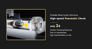 เครื่องเลเซอร์ไฟเบอร์ เครื่องตัดเลเซอร์ไฟเบอร์อุตสาหกรรม เครื่องตัดซีเอ็นซีสำหรับเหล็ก เครื่องตัดท่อไฟเบอร์ออปติกอัตโนมัติ 12000w - Product Image 6