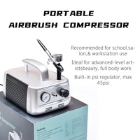 Ensemble complet d'aérographe cosmétique avec fond de teint haute définition pour un éclat impeccable