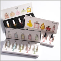 5 boîtes d'emballage de parfum avec insert en papier, 3 ml, 5 ml, 8 ml, 10 ml, coffret cadeau en carton rigide pour échantillons de parfum