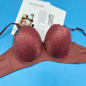 1,18 Dólar Modelo YWB059 Tamaño 52-58E Venta al por mayor Copa completa acolchada más <span class=keywords><strong>grande</strong></span> Señora madura Copa <span class=keywords><strong>grande</strong></span> acolchada Señoras Push-up Sujetador <span class=keywords><strong>de</strong></span> mujer - Product Image 6