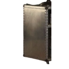 Mesa de Noche de Aluminio Brancaster con Puerto USB y Estante de Almacenamiento - Product Image 3
