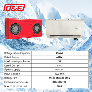 Aire Acondicionado de Estacionamiento de 24V CC para Cabina de Camión - Alta Calidad Rojo/Blanco con 12 Meses de Garantía - Product Image 6
