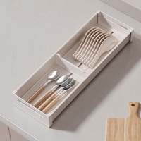 Étagère murale double niveau en métal pour serviettes avec tiroir coulissant, paniers de rangement et séparateurs pour salle de bain