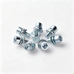 Vis à tête cylindrique hexagonale en acier au carbone avec ressort et rondelle plate, fournie par l'usine - Product Image 5