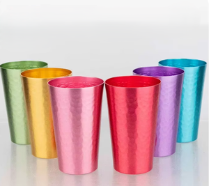 Offre Spéciale – Gobelet en aluminium monocouche à changement de <span class=keywords><strong>couleur</strong></span> pour boissons froides – Matériau écologique – Jetable – Pour camping et bière en extérieur - Product Image 5