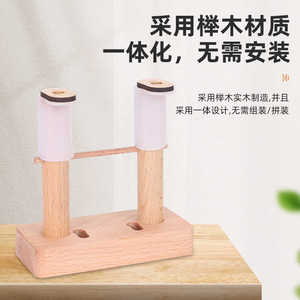 Soporte de madera para instrumentos de cuerda, soporte de pared duradero para guitarra, ukelele, violín - Product Image 1