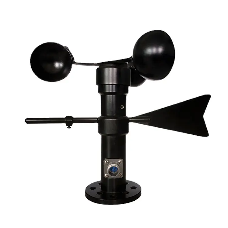 Integrated wind speed and direction sensor aluminum alloy material anemometer