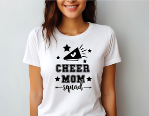 Etiquetas <span class=keywords><strong>de</strong></span> transferencia <span class=keywords><strong>de</strong></span> calor <span class=keywords><strong>de</strong></span> vinilo Cheer Mom Squad <span class=keywords><strong>de</strong></span> alta calidad Plastisol DTF diseños <span class=keywords><strong>de</strong></span> serigrafía técnica <span class=keywords><strong>de</strong></span> fijación en caliente listo para presionar - Product Image 3