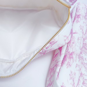 Broderie <span class=keywords><strong>Chinoiserie</strong></span> <span class=keywords><strong>Toile</strong></span> <span class=keywords><strong>De</strong></span> <span class=keywords><strong>Jouy</strong></span> Animal Print Étanche Nylon Voyage Toilette Maquillage Safari Pouch Cosmétique rose <span class=keywords><strong>Toile</strong></span> Sac - Product Image 3