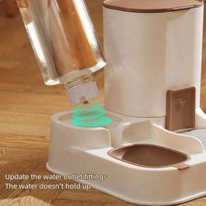 2025 Tùy Chỉnh Con Chó Bát 2 Trong 1 Mèo Trung Chuyển Nhà Máy Bán Buôn Tự Động Thức Ăn Vật Nuôi Thức Ăn Nước Dispenser - Product Image 4