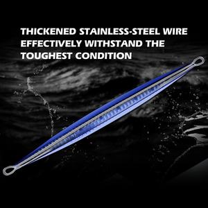 80g 100g 150g 200g 300g 350g Saltwater Fishing Fast Vertical Sinking <strong>Jig</strong> Lure Deep Sea Glow Metal <strong>Jigs</strong> with UV - Product Image 4