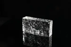 Factory Supply Cheap Transparent Mildew Proof Soild Crystal Glass Brick Block For Interior Decoration