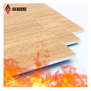 Revêtement de mur extérieur ignifugé de classe A de feuille composite en aluminium ACP enduite de PVDF de 4mm pour la façade - Product Image 3