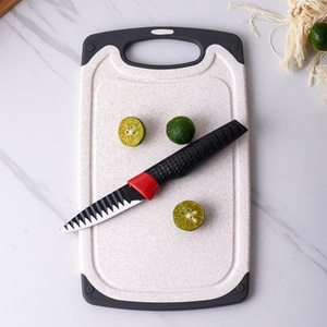 3 Piece Set <b>Plastic</b> Cutting Board Wheat Straw Accessories Gadgets Fruit Vegetable Chopping Slicing Kitchen Cutting Board - Product Image 2