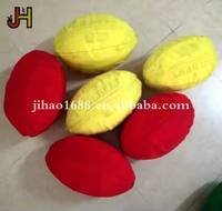 Ballon de rugby collant gonflable de haute qualité, football collant pour jeux de fléchettes au pied