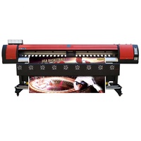 Mc Fournisseur Grand Format 8ft Flex and Sav Panneau Publicitaire Vinyle Bâche Vinyprinting Machine Imprimante à jet d'encre 1440dpi 2.5m