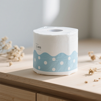 Papel Higiénico Biodegradable y Soluble, Papel Higiénico Virgen Reciclado, Rollo de Papel Higiénico de 500 Hojas, de Doble Capa, Seguro y de Rápida Disolución
