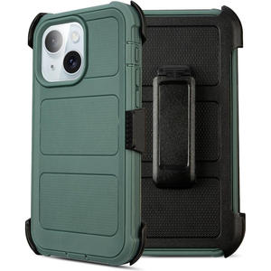 Funda para <span class=keywords><strong>iPhone</strong></span> 13 Pro Max con Clip para Cinturón, Soporte, Resistente a Golpes, Resistente, de Doble Capa - Product Image 1