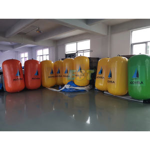 Grande <span class=keywords><strong>bouée</strong></span> flottante cylindrique <span class=keywords><strong>gonflable</strong></span> de <span class=keywords><strong>bouée</strong></span> de natation de marqueur de course d'eau pour l'événement de sport de natation - Product Image 2