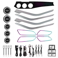 Kit d'accessoires de mise à niveau pour éclairage ambiant dynamique et coloré de l'intérieur de voiture Mercedes CLA W117 GLA W156, panneau décoratif LED