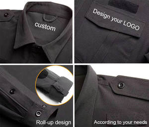 زي حراسة مخصص رخيص من AI-MICH، بدلة أمنية للمكاتب باللون الكاكي والأسود والكحلي مع تطريز خاص وبنطلون - Product Image 6